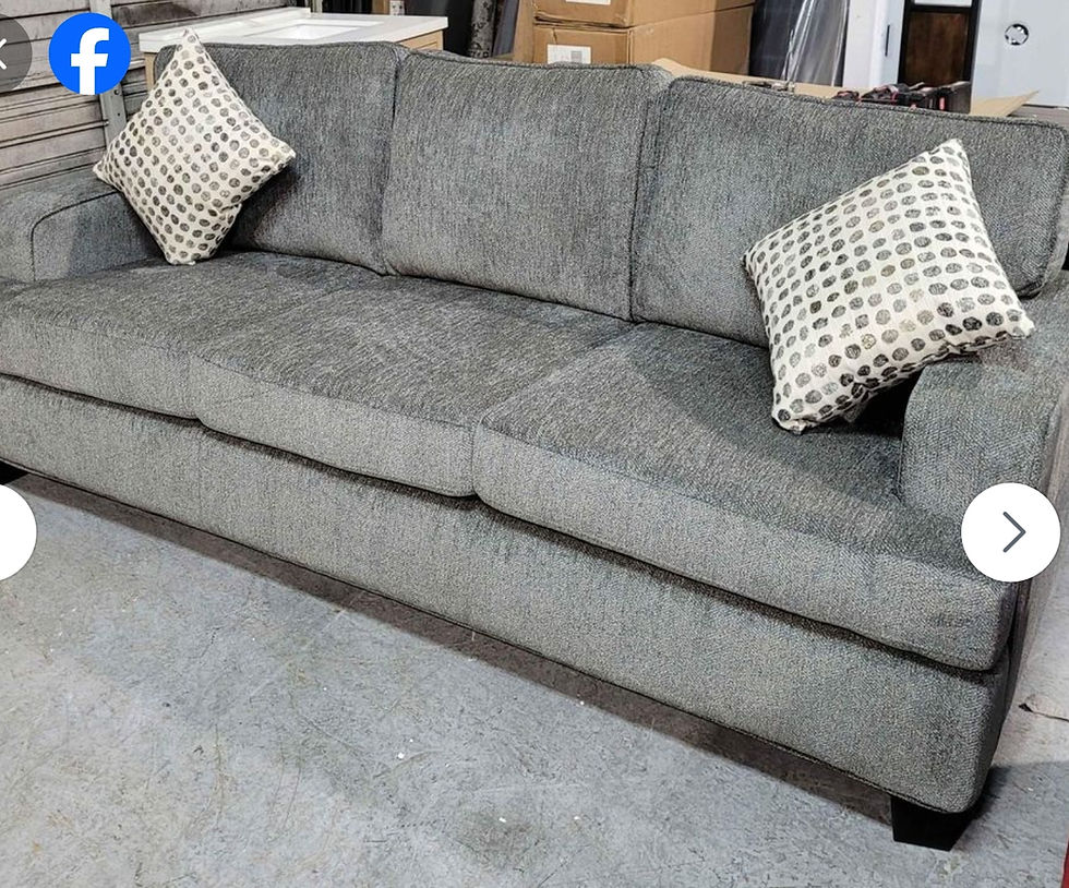 Thumbnail: New Fabric Sofa With Pillow, Ink Grey