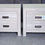 Thumbnail: New Set of 2 Cream Nightstand With Drawers