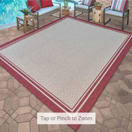 New Naples Indoor/Outdoor Area Rug,Tan And Red, 13' x 9' | Home Goods ...