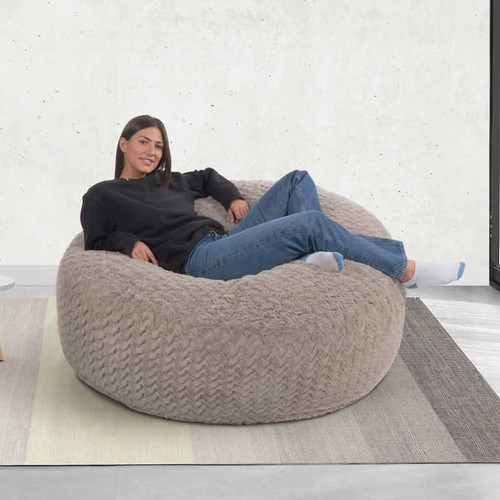 New Jumbo Lounger, Tan Home Goods Bargains