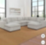 Thumbnail: Thomasville Lowell 8-piece Modular Sectional, Light Gray
