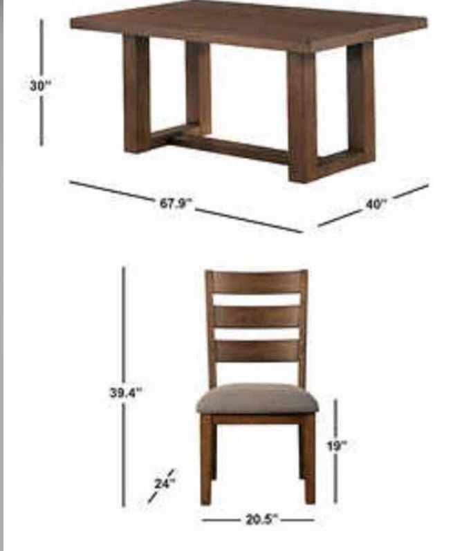 Thumbnail: Baxter 5-piece Dining Table Set