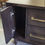 Thumbnail: Solid Poplar Nightstand, Dark Charcoal Gray Finish
