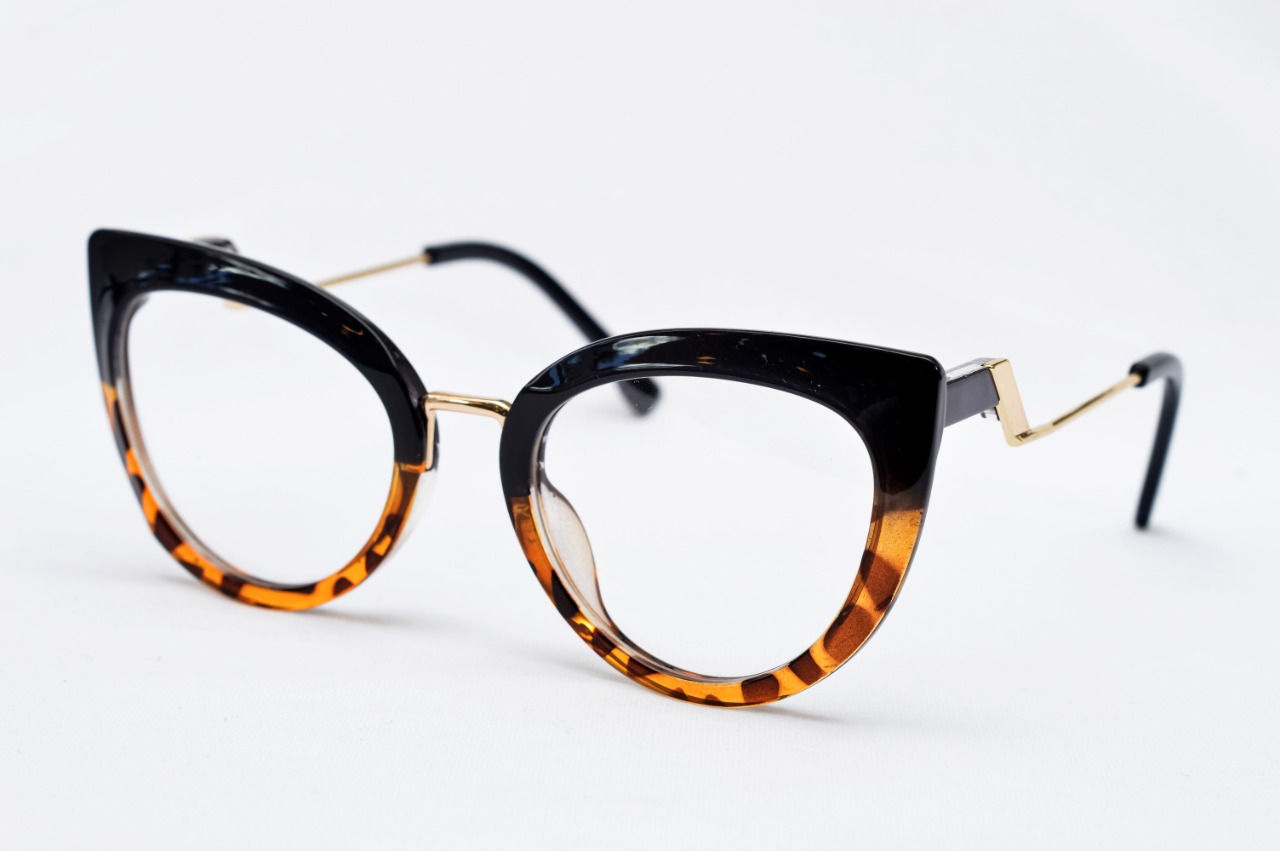 ARMAÇÃO DE ÓCULOS DE GRAU BICOLOR