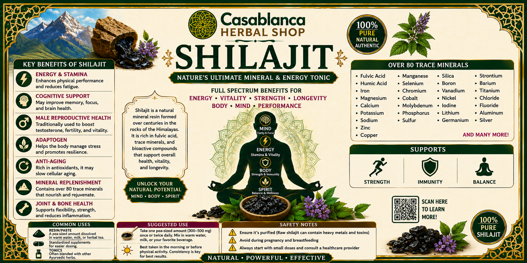Shilajit Resin