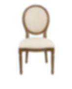 Thumbnail: Louis XIV Oak Wood Fabric Chair