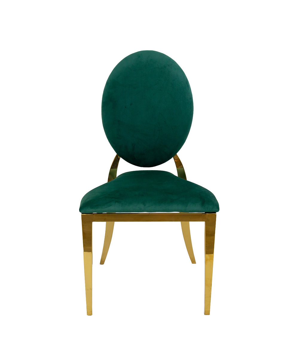 Thumbnail: Gold and Jade Metropolitan Chair