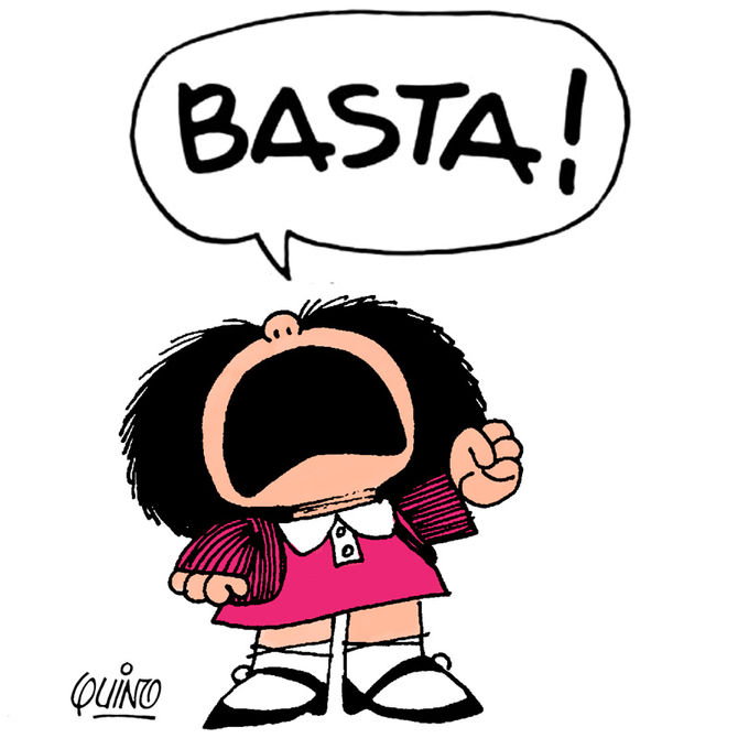 ¿Me acostumbre a lo malo?