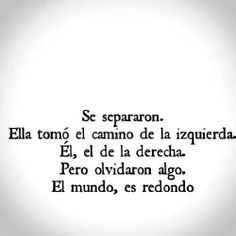 Las vueltas que da la vida.