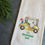 Thumbnail: Holiday tea towel with golf cart wrapped in Christmas lights and the phrase “Oh, Christmas tee!” close up