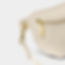 close up of Katie Loxton Nylon Lux Belt Bag in chalk color