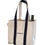 Thumbnail: canvas wine tote with wine bottle