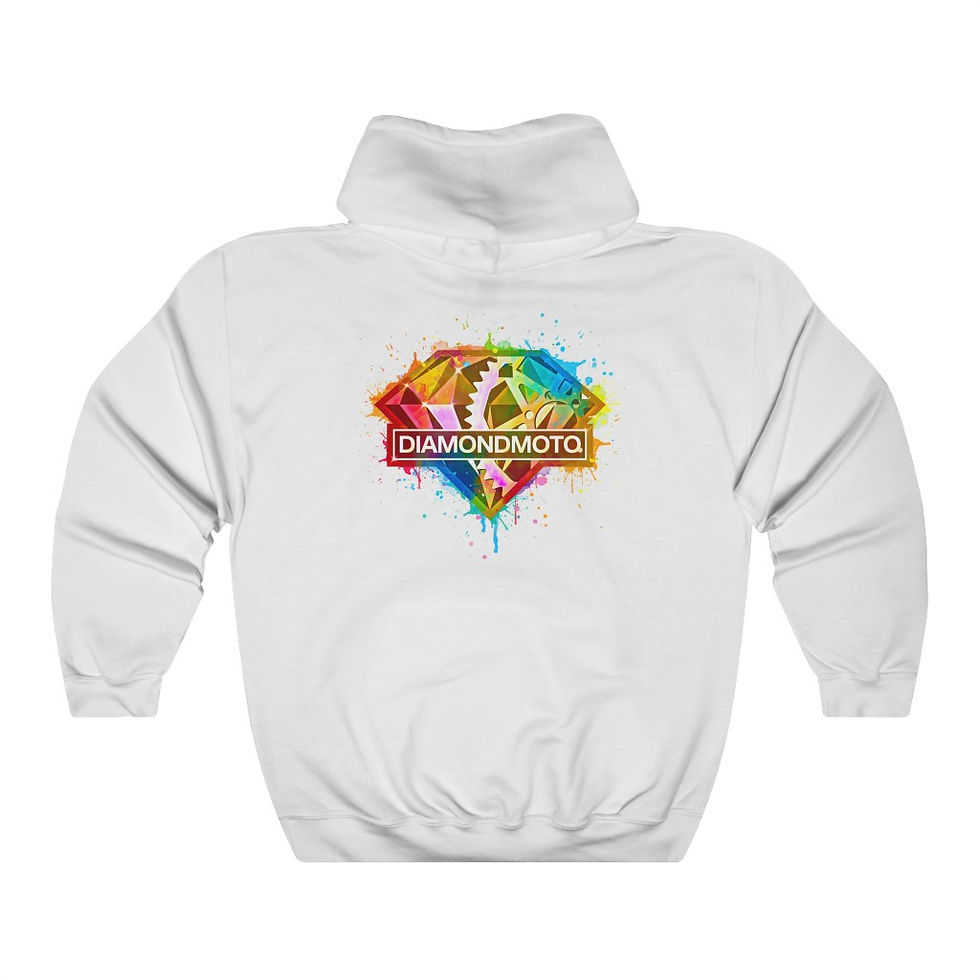 Thumbnail: Diamond Moto Rainbow Hoodie