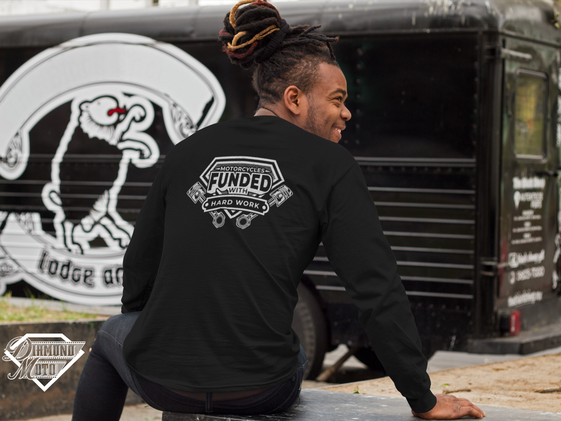 Funded With Hard Work Long Sleeve T-Shirt