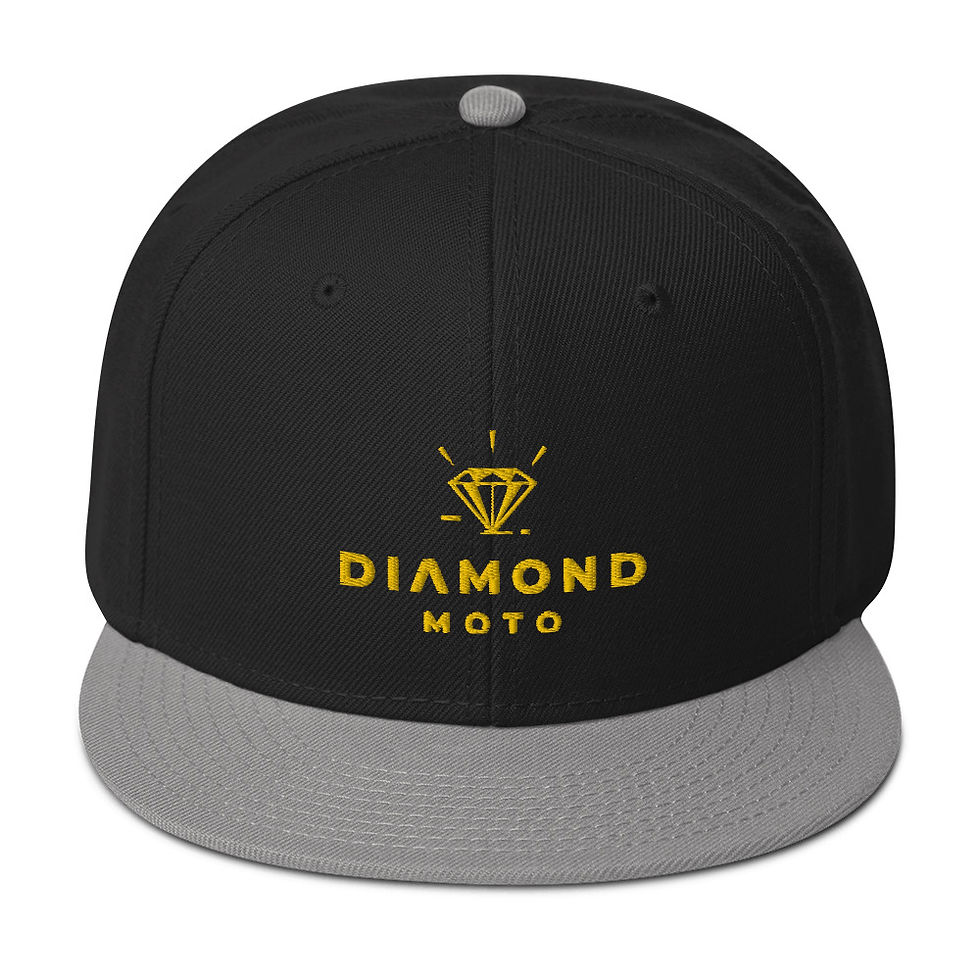 Thumbnail: Diamond Moto Simple Design Snapback-Gold Logo