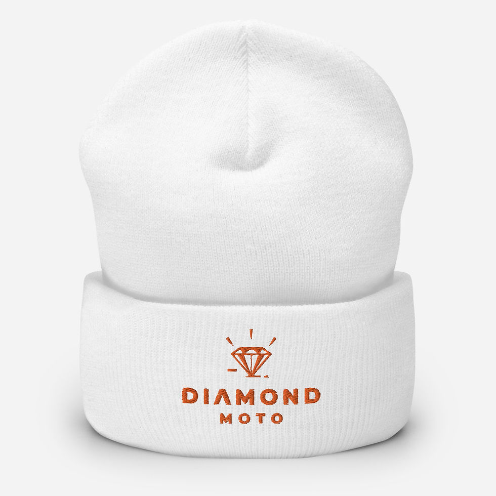 Thumbnail: Diamond Moto Beanie-Orange Logo
