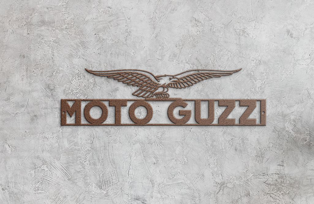 Moto Guzzi Metal Sign