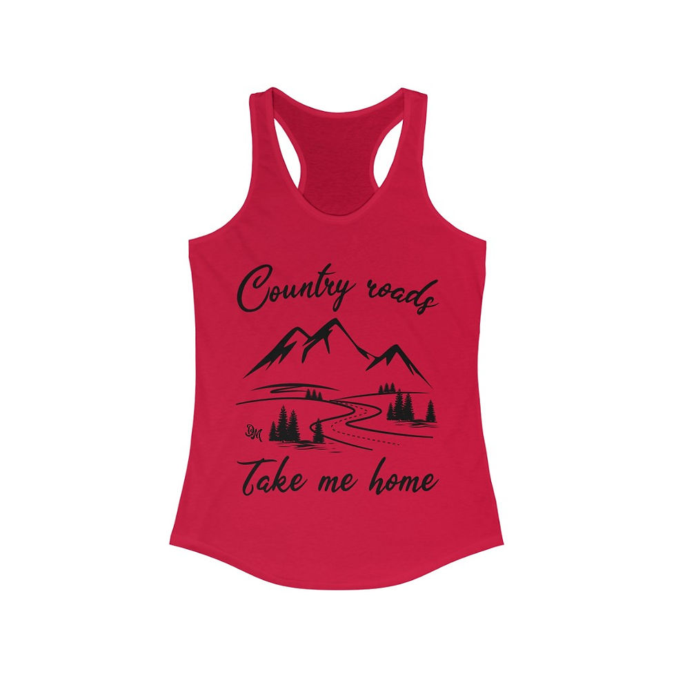 Thumbnail: Country Roads Women's Tank-Slim Fit