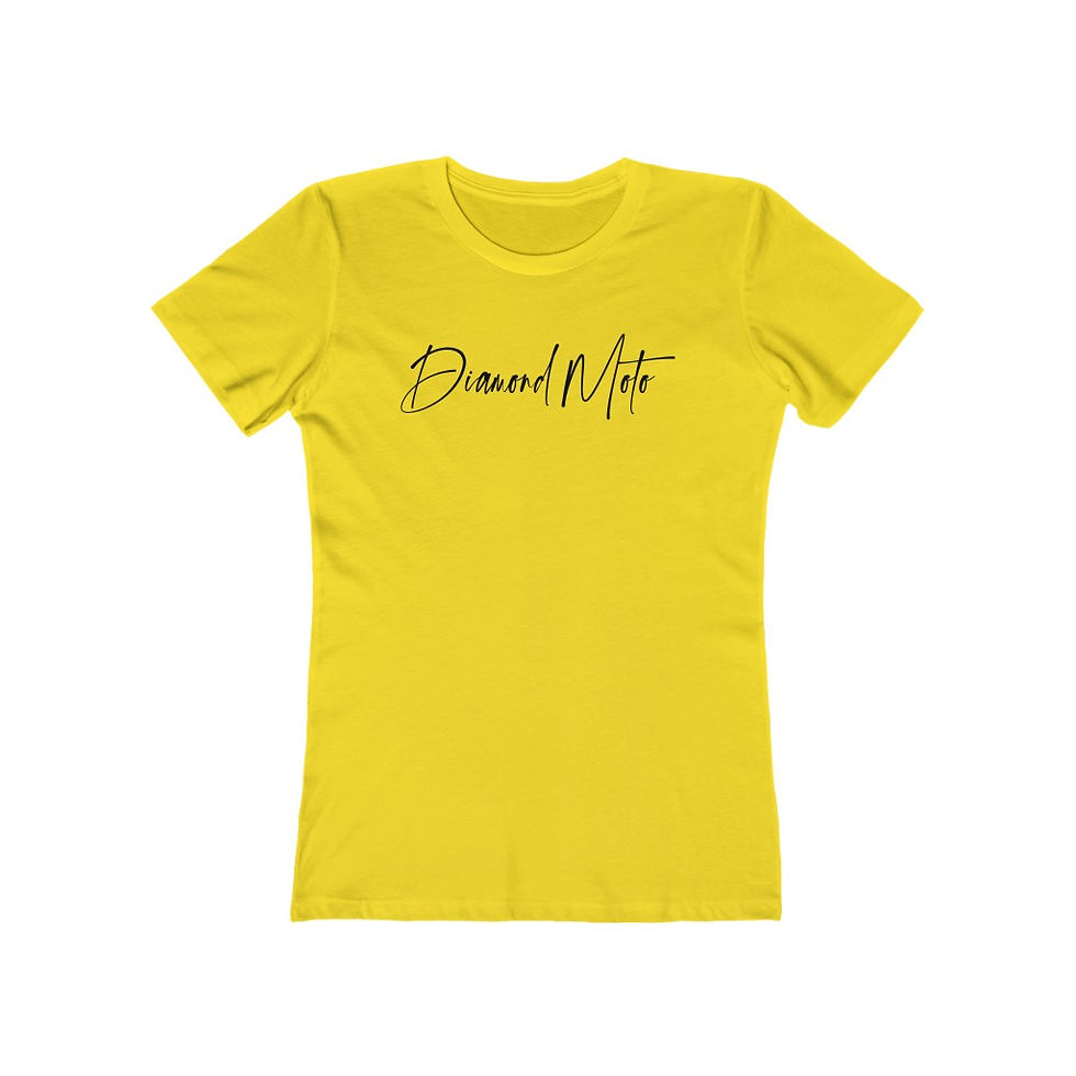 Thumbnail: Diamond Moto Signature Women's T-Shirt-Slim Fit