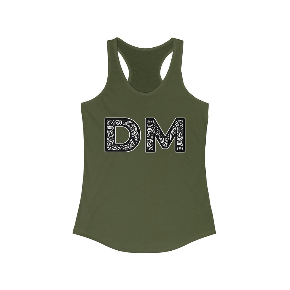 Thumbnail: Diamond Moto DM Tribal Women's Tank-Slim Fit