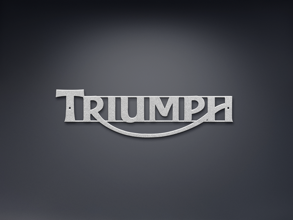 Thumbnail: Triumph Metal Sign