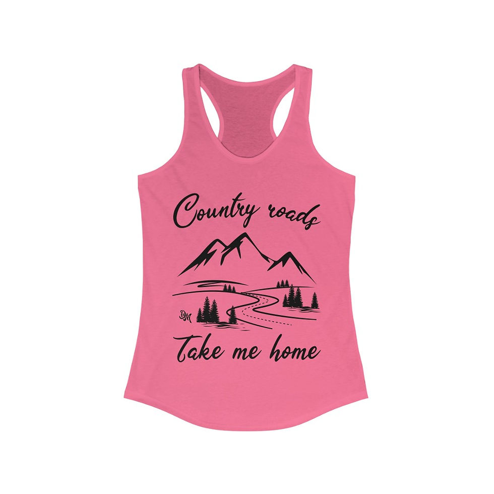 Thumbnail: Country Roads Women's Tank-Slim Fit