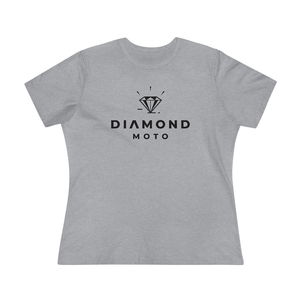 Thumbnail: Diamond Moto Simple Women's T-Shirt -Relaxed Fit
