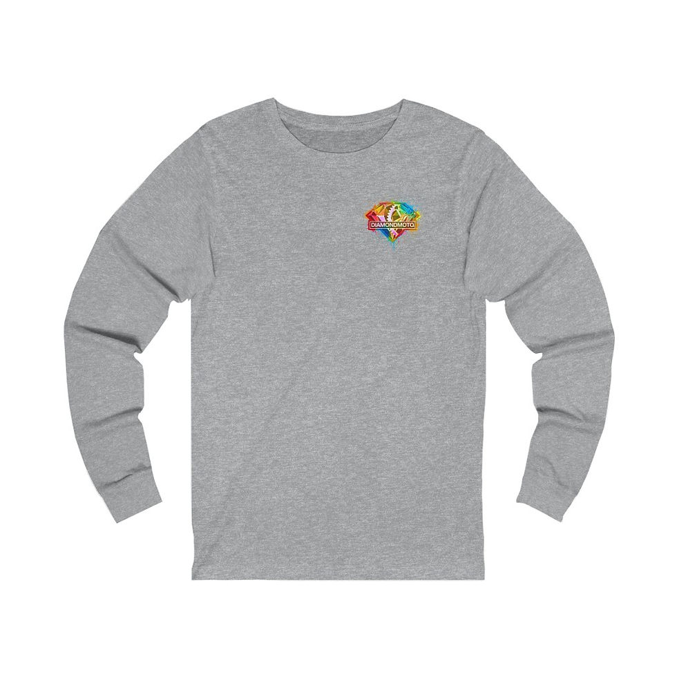 Thumbnail: Diamond Moto Rainbow Long Sleeve T-Shirt