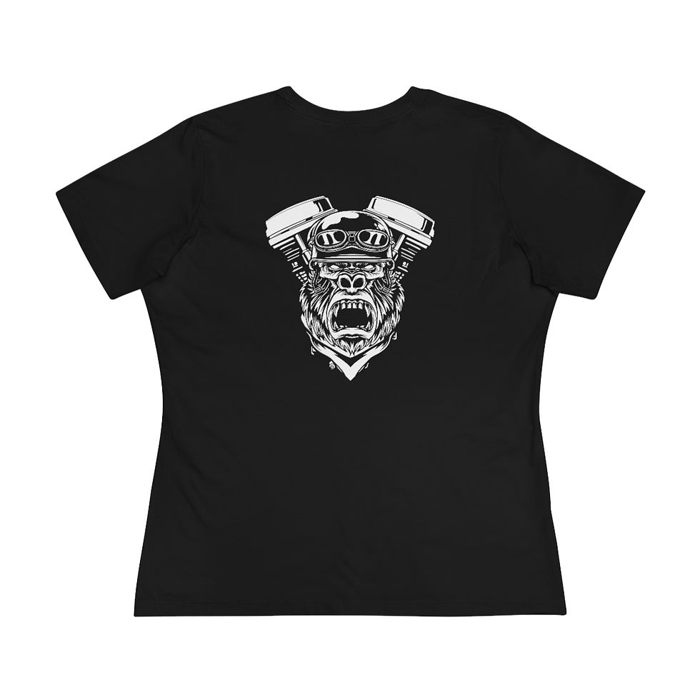 Thumbnail: V-Twin Gorilla Women's T-Shirt -Relaxed Fit