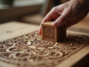 Discover the Art of Authentic Hand Block Printing with Traditional Dabu Techniques
