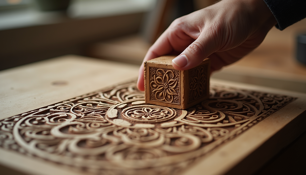 Discover the Art of Authentic Hand Block Printing with Traditional Dabu Techniques