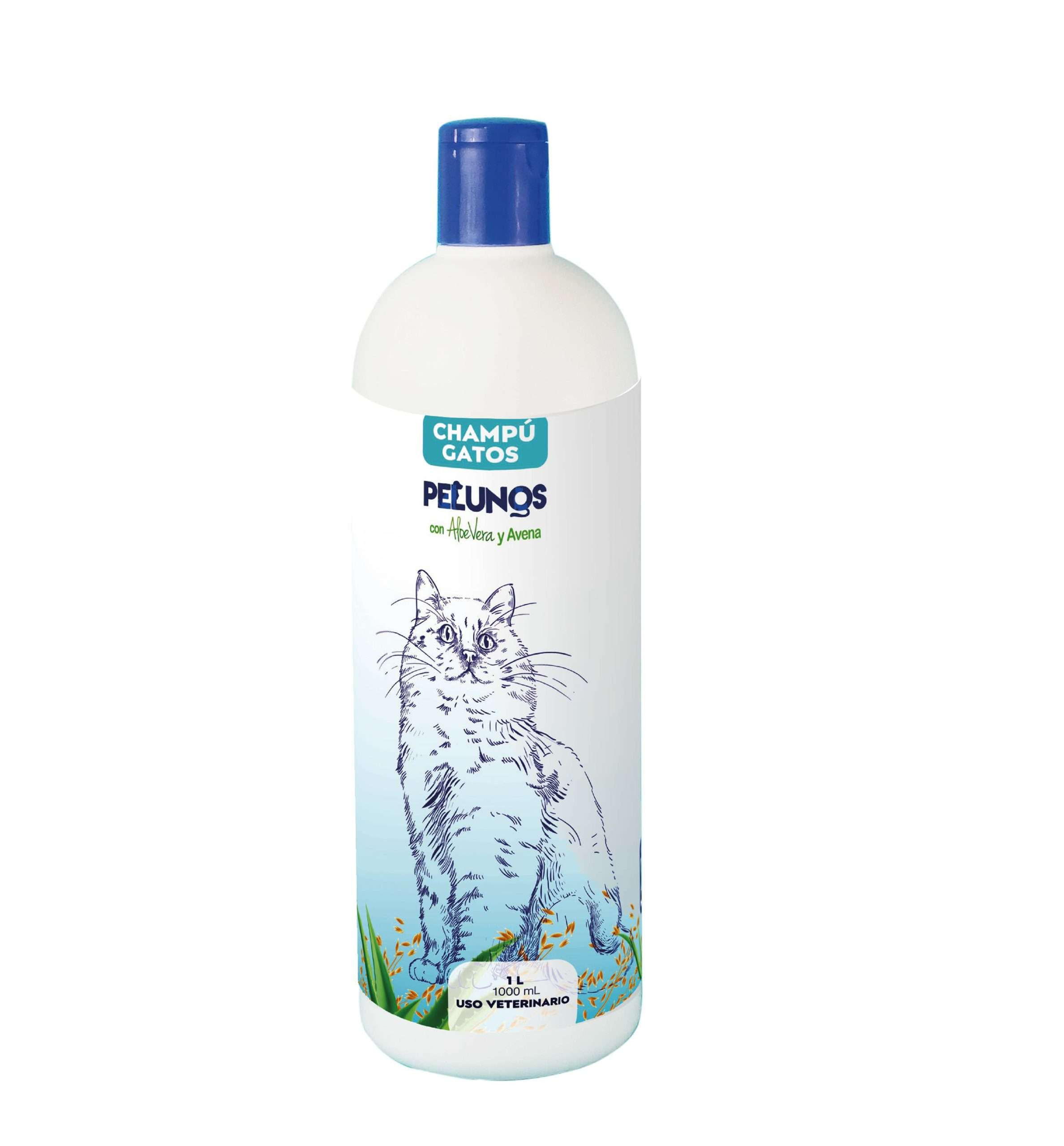 Shampoo para Gatos con Aloe Vera y Avena | Limpieza Suave para Pelaje Felino