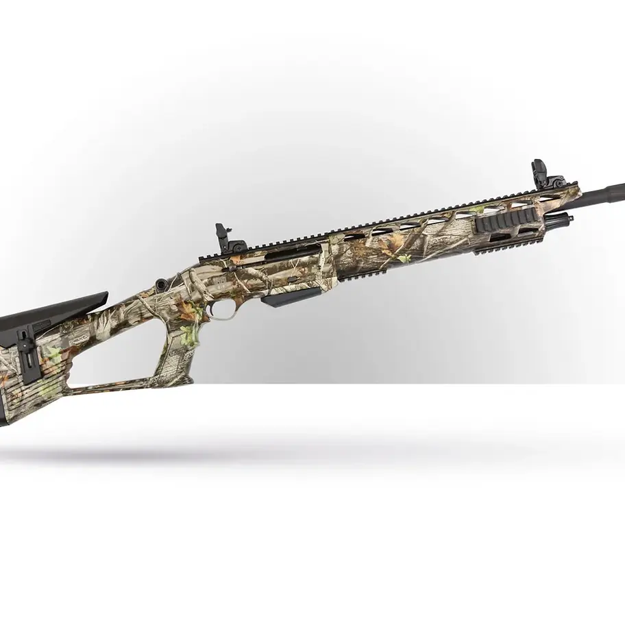Camouflage hunting rifle