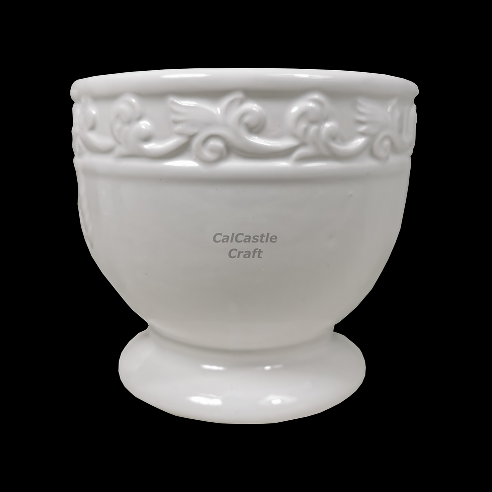 5" Porcelain Planter Pot Vase Style 20096W