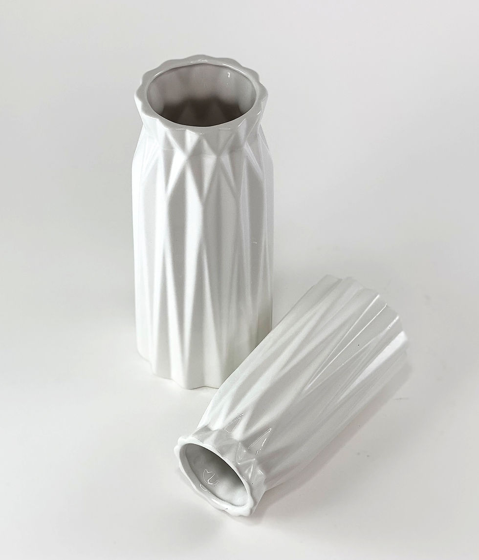 Thumbnail: 6" 9.25" 11" Porcelain Planter Pot Style 22046