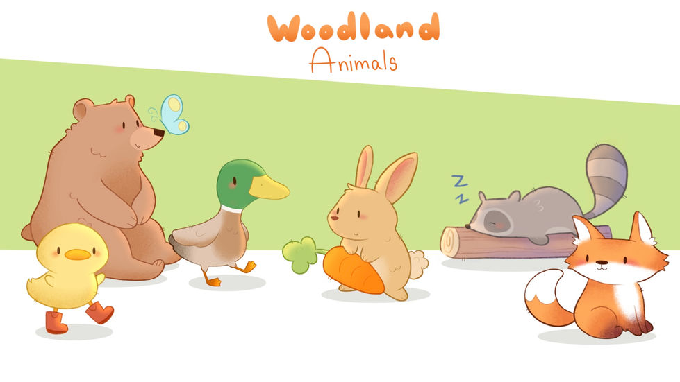 Woodland Animal Designs