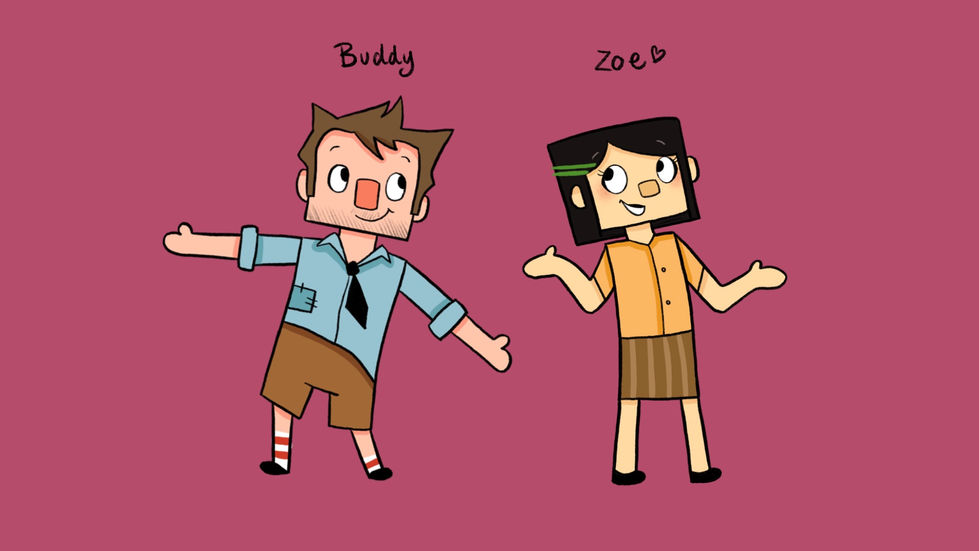 Buddy & Zoe from "Hardly Workin'"