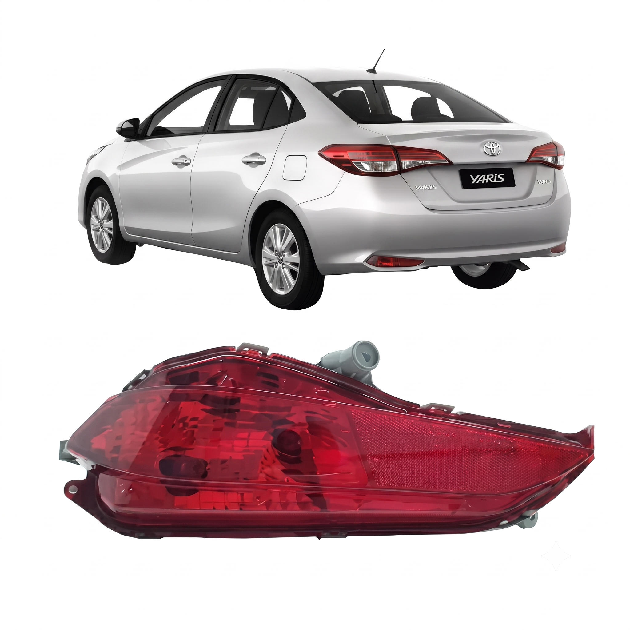 lanterna traseira yaris sedan