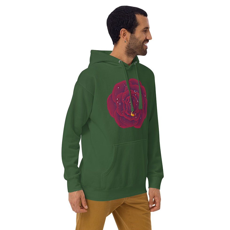 Thumbnail: WET ROSE Unisex Hoodie