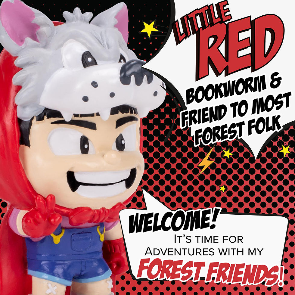 Thumbnail: Little Red Riding Hood 4" Figure (Signed First Edition)