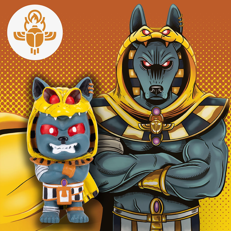 Thumbnail: Anubis 4" Figure (Signed First Edition)