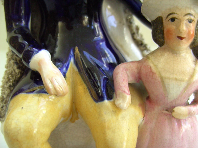 Thumbnail: 19THC. STAFFORDSHIRE PRINCE ALBERT WITH PRINCESS
