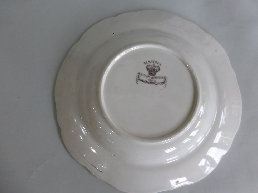 Thumbnail: 5 MASONS IRONSTONE SOUP DISHES C.1830