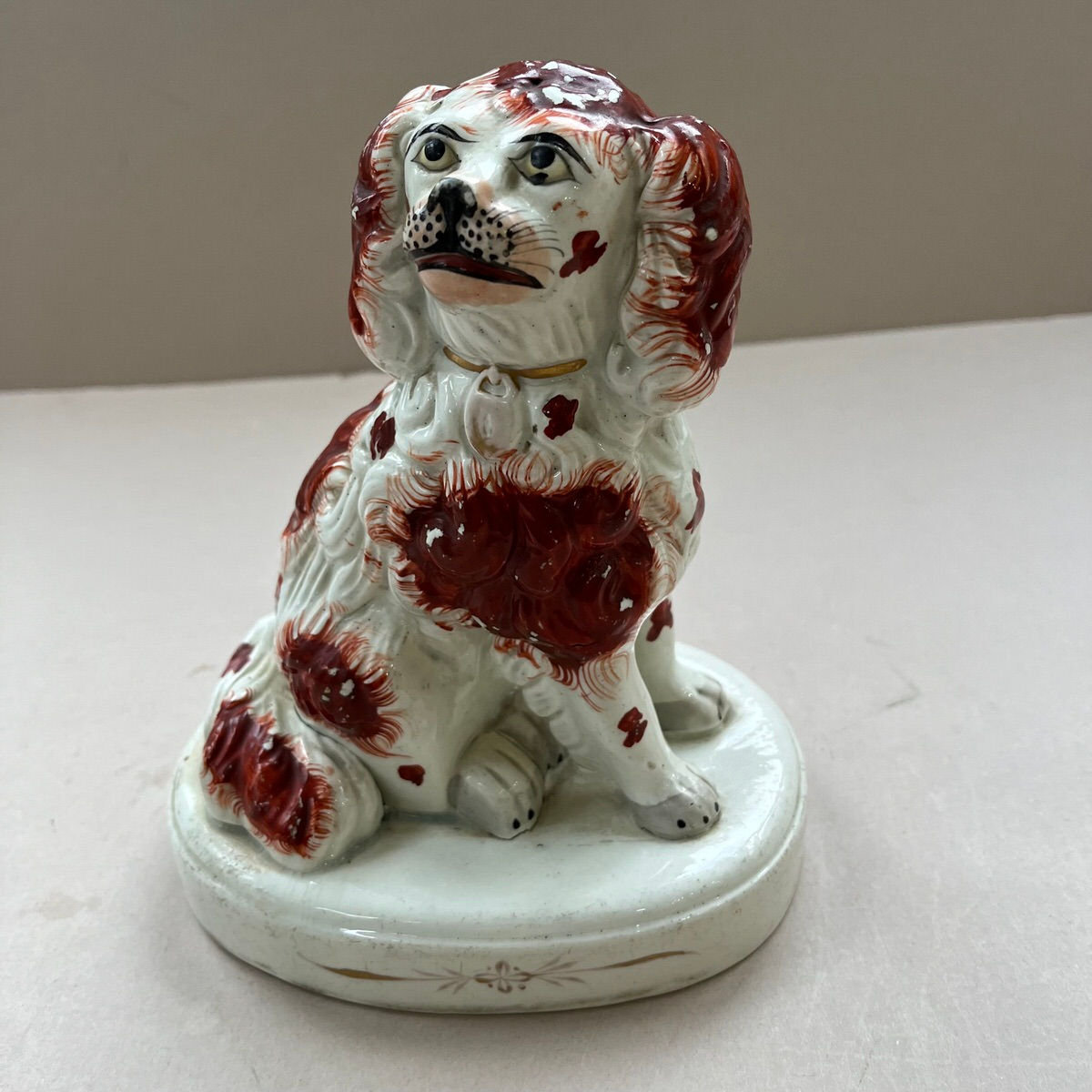 Single Unusual 19thc. Staffordshire Dog c.1845-50 Ref # 5060