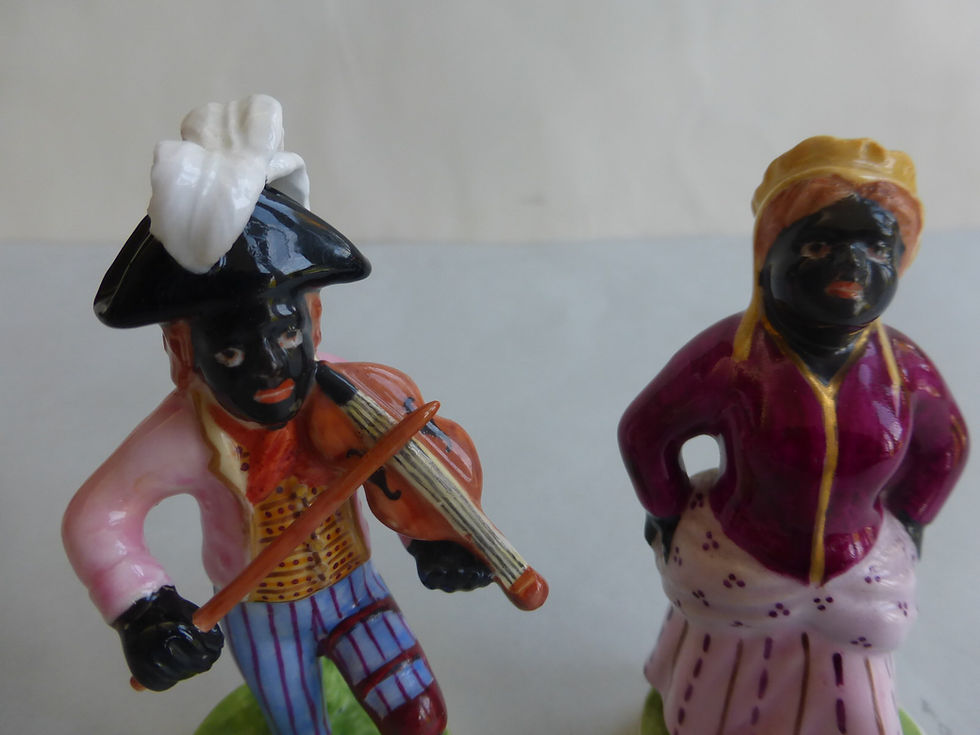 Thumbnail: Pair Derby Stevenson & Hancock Billy Waters & Aunt Sall Ref # 4544