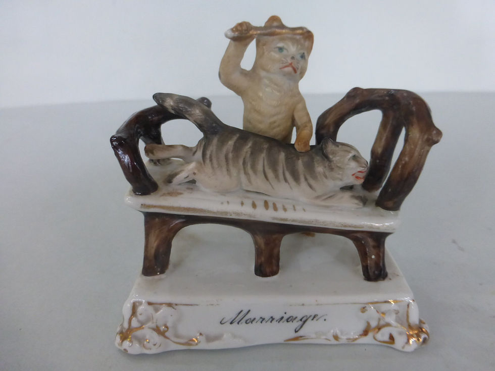 Very Rare 19thc. Continental Fairing 'MARRIAGE' c.1870 Ref # 4365