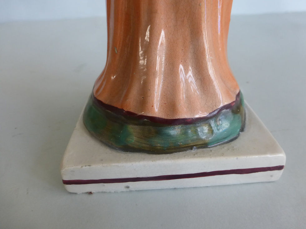 Thumbnail: EARLY 19THC. STAFFORDSHIRE PEARLWARE FIGURE 'PLENTY' c.1800