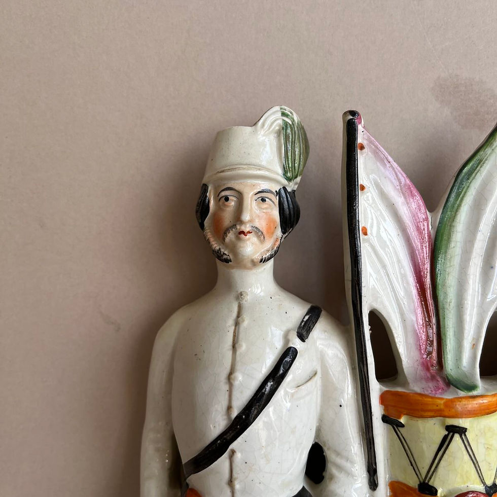 Thumbnail: 19thc. Staffordshire Crimean Figure V.Rifles Ref # 4887