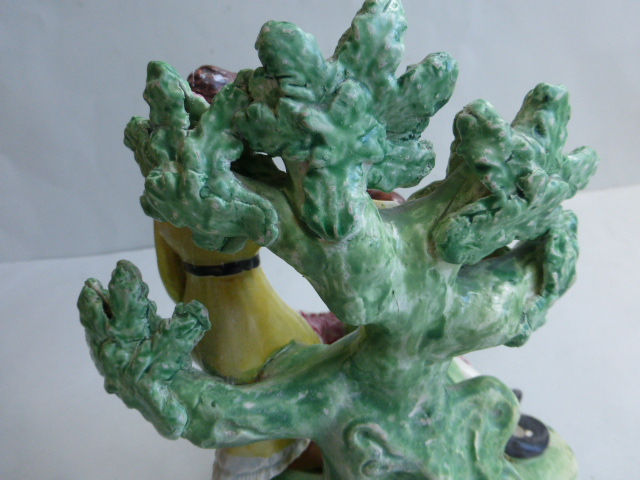 Thumbnail: EARLY 19THC STAFFORDSHIRE PEARLWARE OF SHOEMAKER