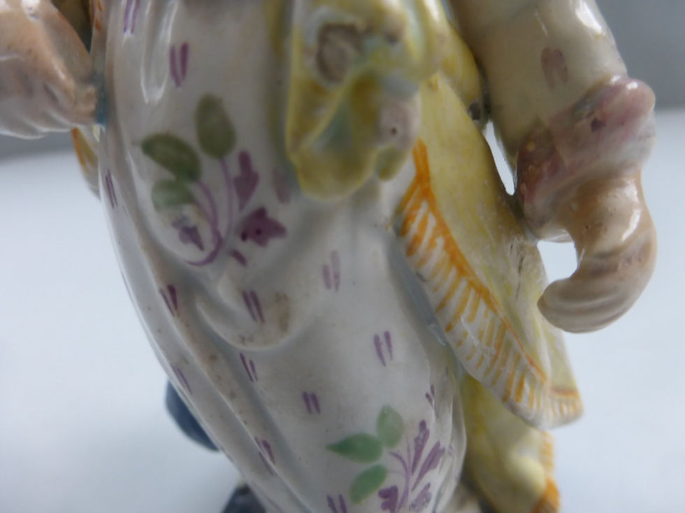 Thumbnail: Rare late 18th/early 19thc Staffordshire pearlware fig. of JUNO Ref # 4322